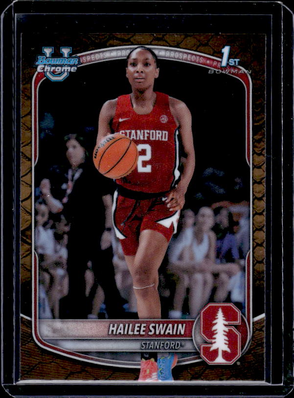 2025-26 Bowman #BCP-38 Hailee Swain Chrome Prospects Reptilian Refractor