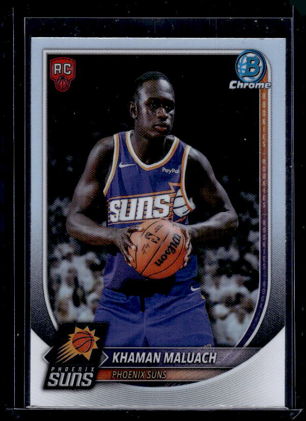 2025-26 Bowman #BRR-10 Khaman Maluach Red Rookie Variations