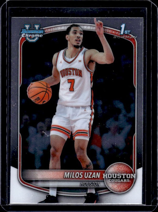 2025-26 Bowman #BCP-40 Milos Uzan Chrome Prospects