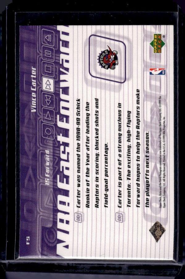 1999-00 Upper Deck Retro #F5 Vince Carter Fast Forward