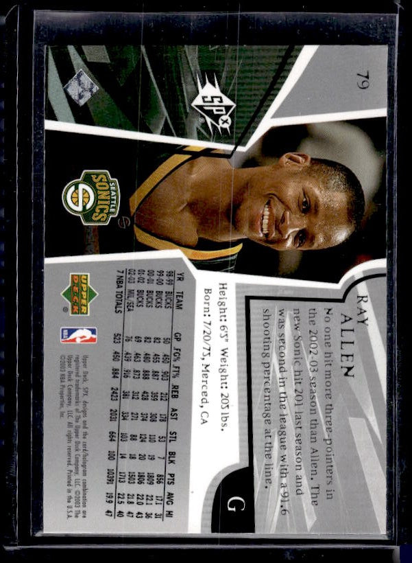 2003-04 SPx #79 Ray Allen