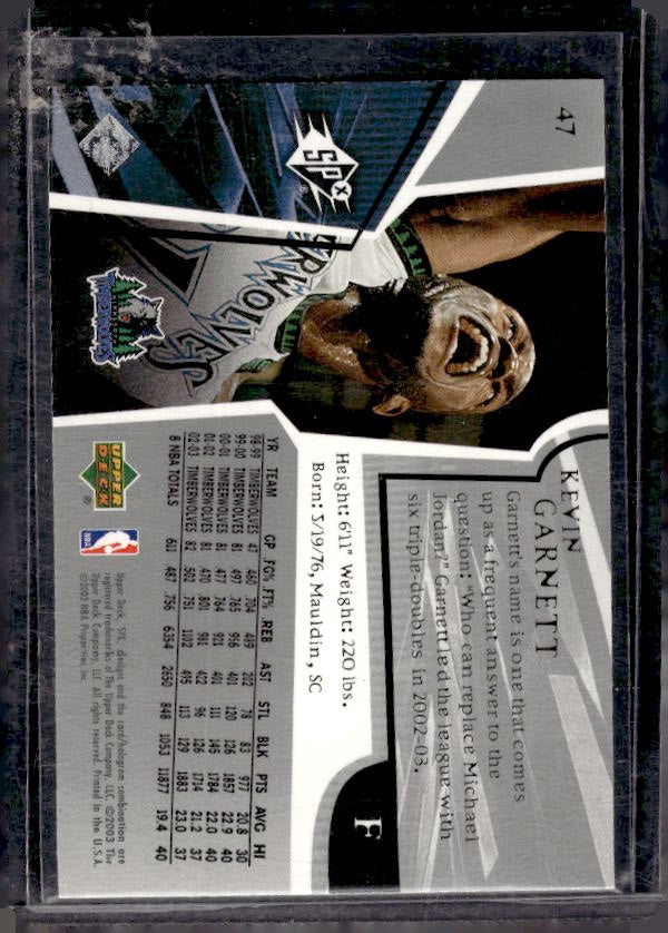 2003-04 SPx #47 Kevin Garnett