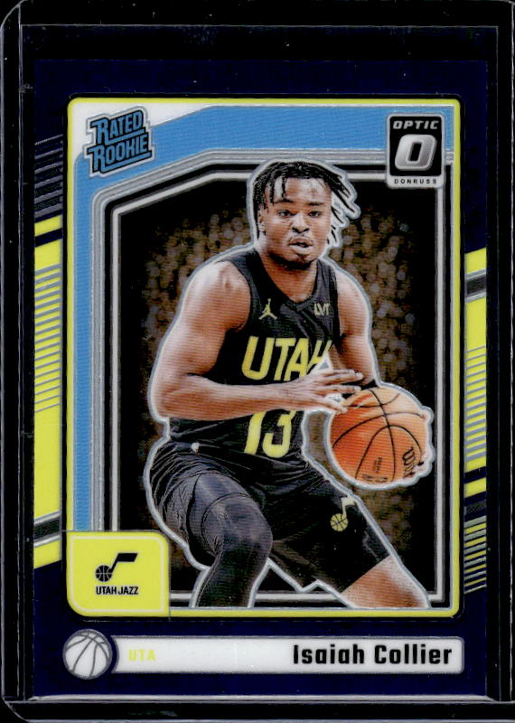 2024-25 Donruss Optic #295 Isaiah Collier Purple
