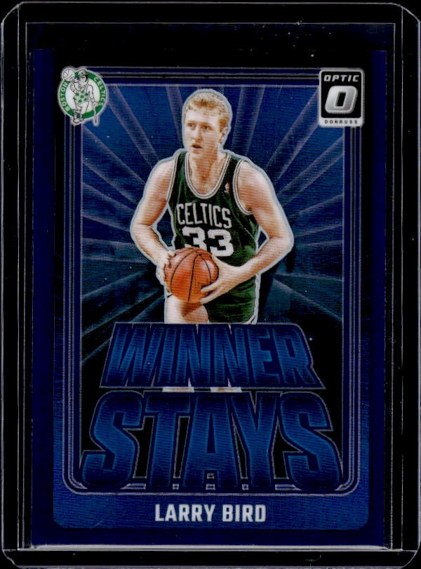 2024-25 Donruss Optic #19 Larry Bird Winner Stays Purple