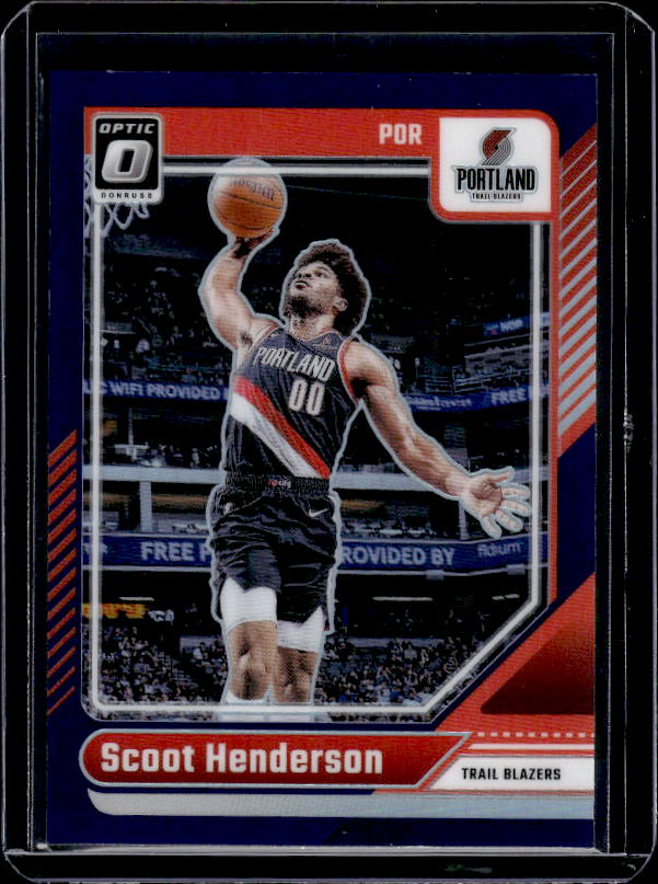 2024-25 Donruss Optic #153 Scoot Henderson Purple