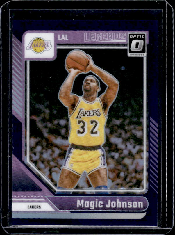 2024-25 Donruss Optic #239 Magic Johnson Purple