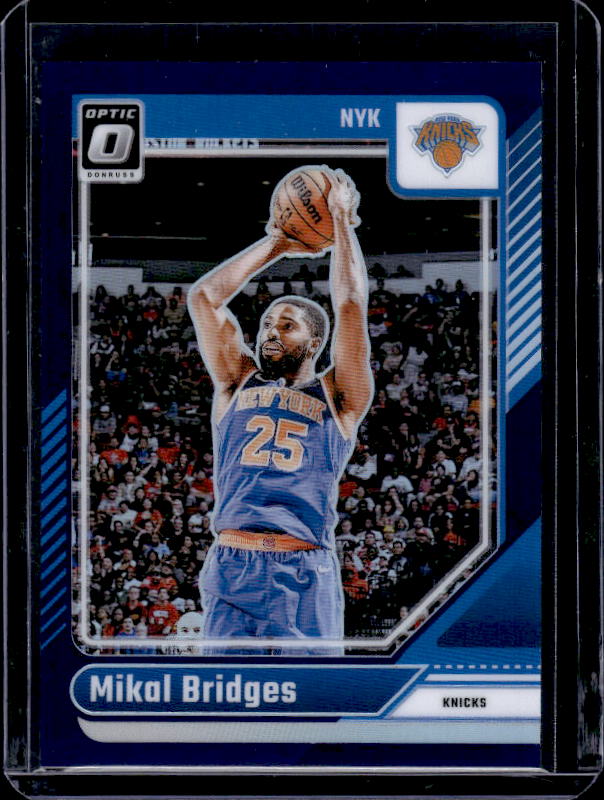 2024-25 Donruss Optic #217 Mikal Bridges Purple