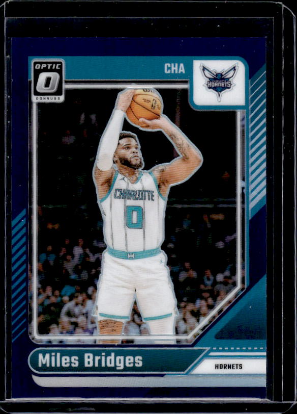 2024-25 Donruss Optic #208 Miles Bridges Purple