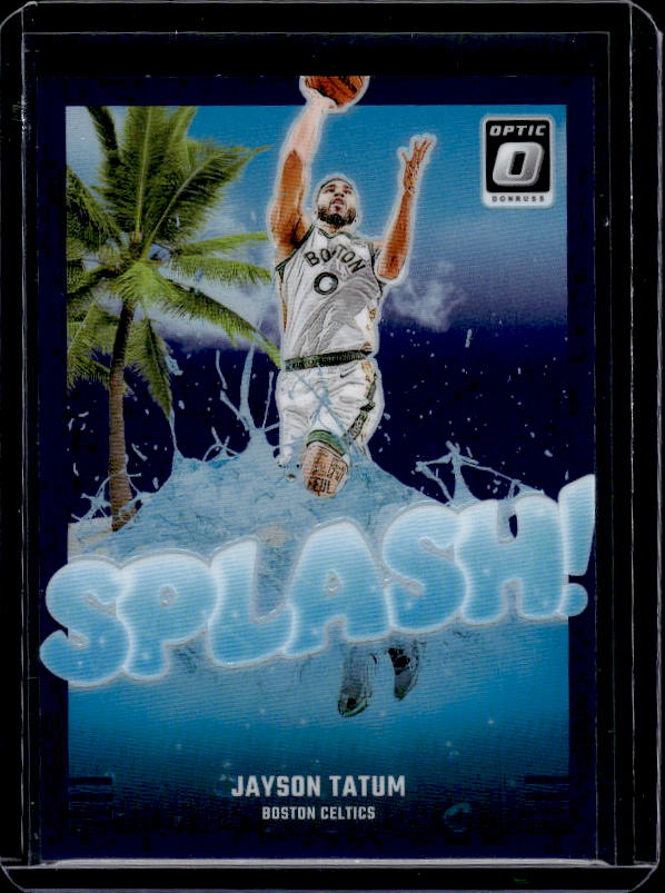 2024-25 Donruss Optic #11 Jayson Tatum Splash! Purple