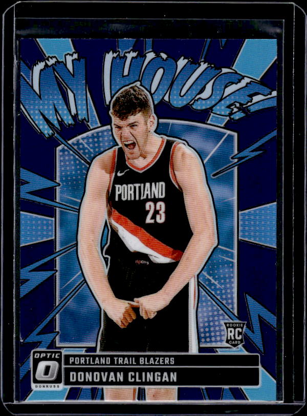 2024-25 Donruss Optic #1 Donovan Clingan My House Purple