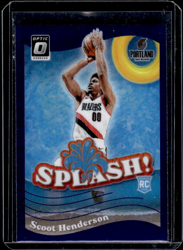 2023-24 Donruss Optic #15 Scoot Henderson Splash Purple
