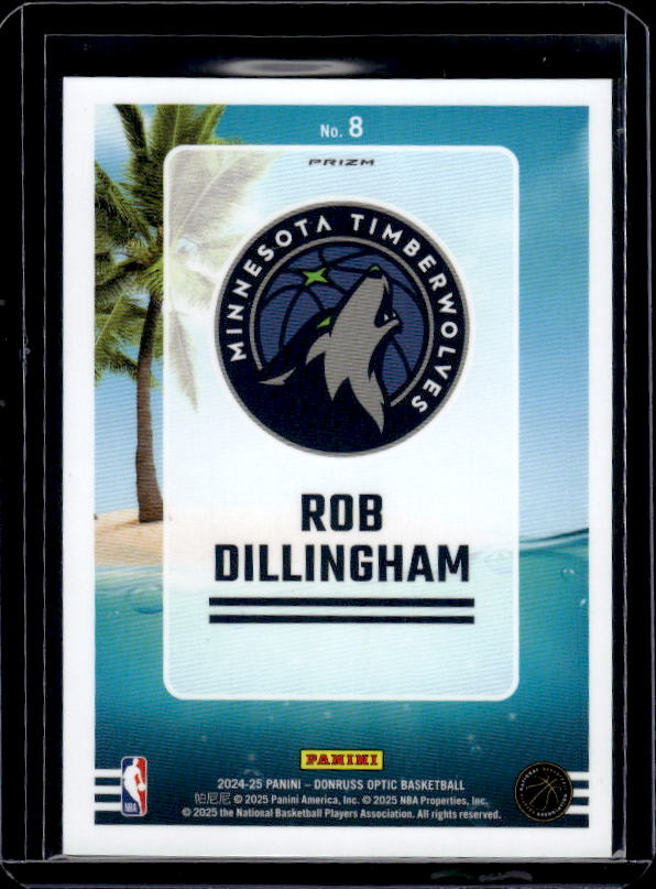 2024-25 Donruss Optic #8 Rob Dillingham Splash!