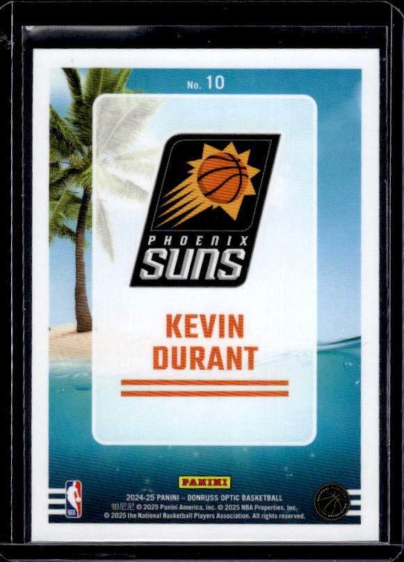2024-25 Donruss Optic #10 Kevin Durant Splash!
