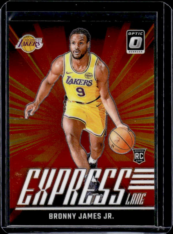 2024-25 Donruss Optic #4 Bronny James Jr. Express Lane Holo