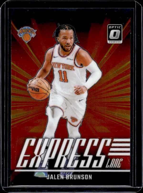 2024-25 Donruss Optic #21 Jalen Brunson Express Lane