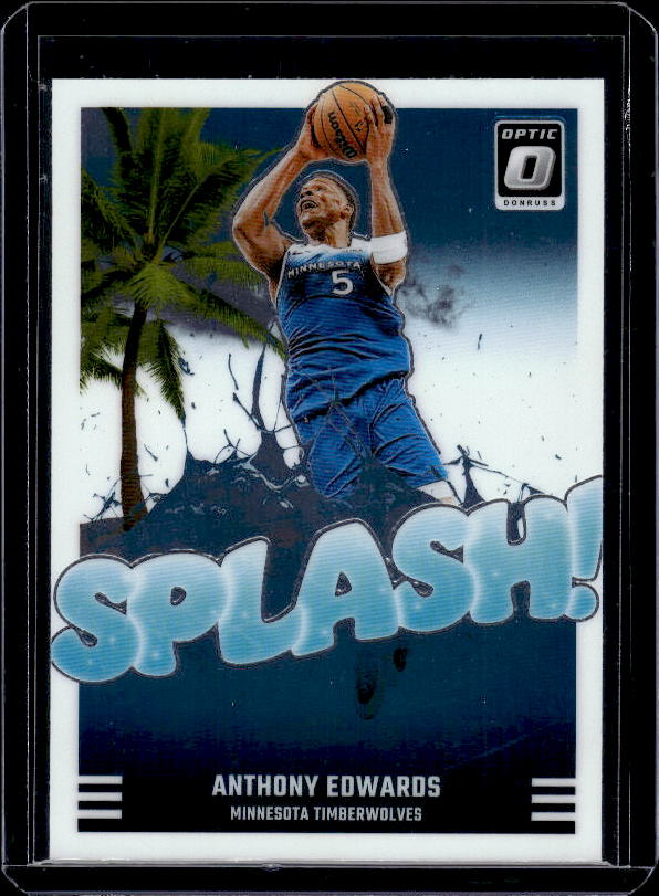 2024-25 Donruss Optic #7 Anthony Edwards Splash!