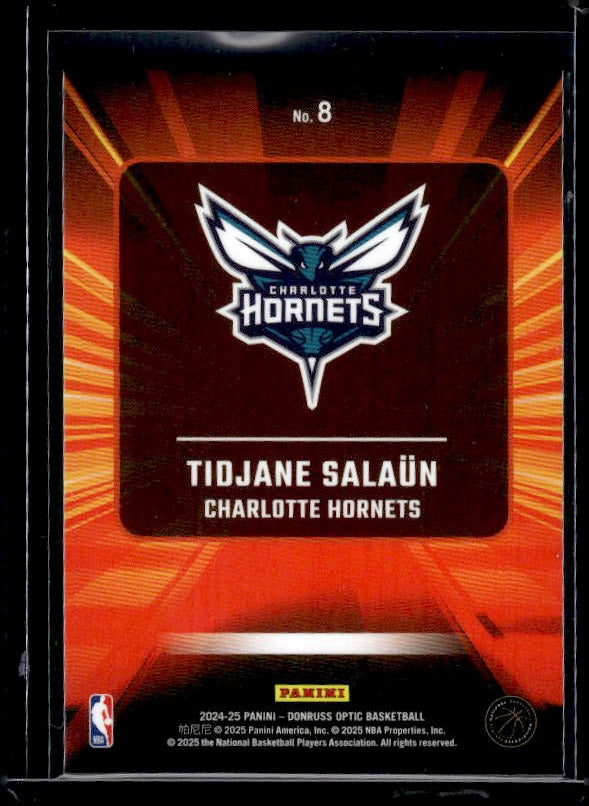 2024-25 Donruss Optic #8 Tidjane Salaun Express Lane
