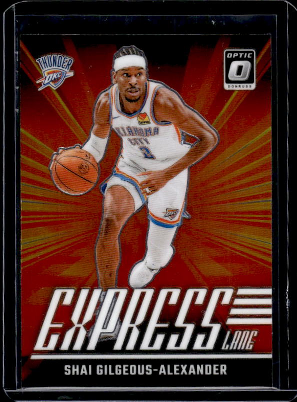 2024-25 Donruss Optic #24 Shai Gilgeous-Alexander Express Lane