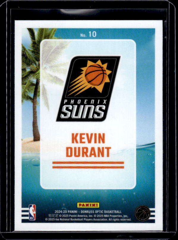 2024-25 Donruss Optic #10 Kevin Durant Splash!