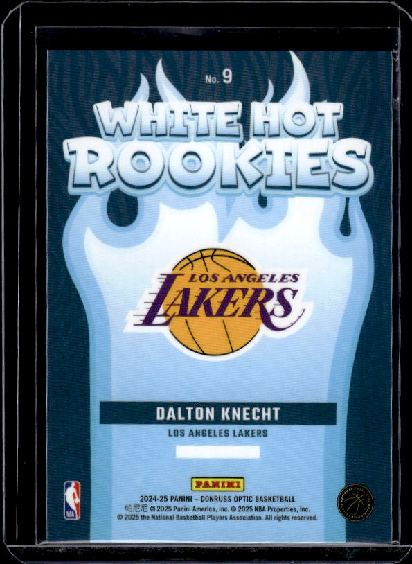 2024-25 Donruss Optic #9 Dalton Knecht White Hot Rookies