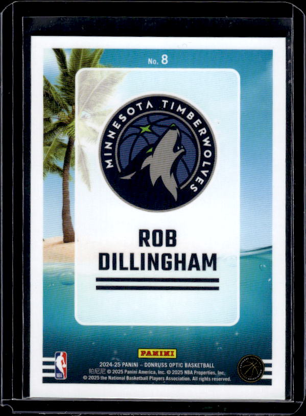2024-25 Donruss Optic #8 Rob Dillingham Splash!