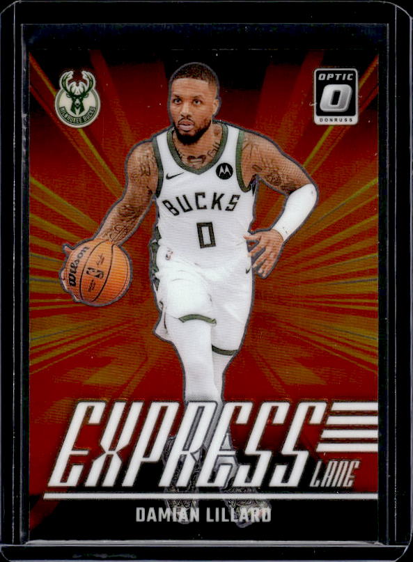 2024-25 Donruss Optic #14 Damian Lillard Express Lane