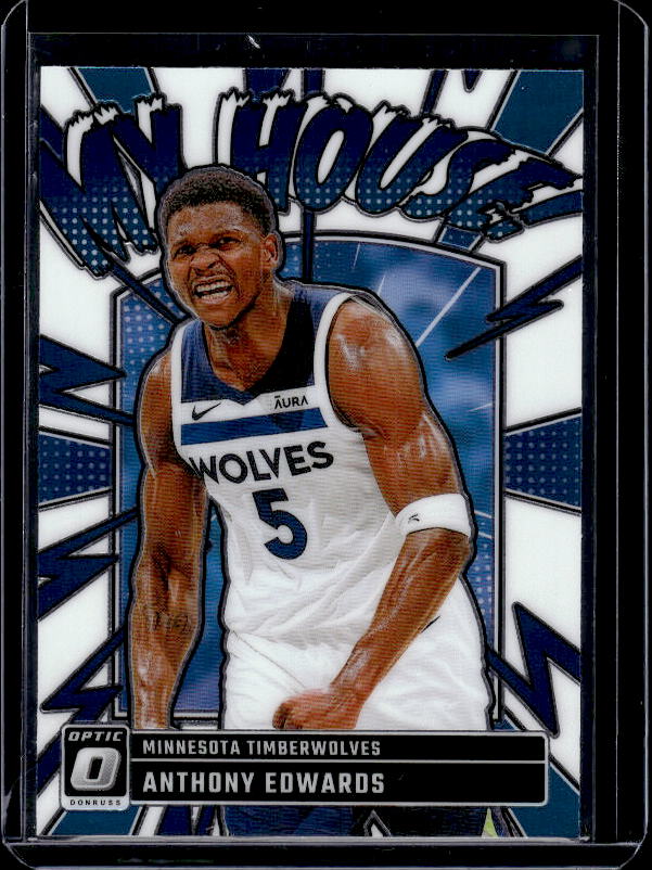 2024-25 Donruss Optic #2 Anthony Edwards My House Purple