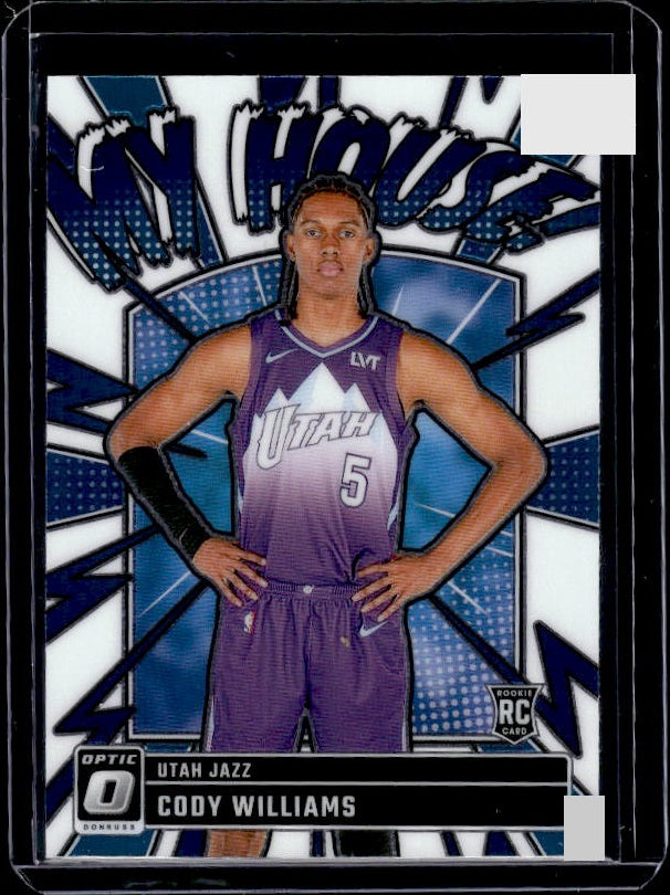 2024-25 Donruss Optic #4 Cody Williams My House