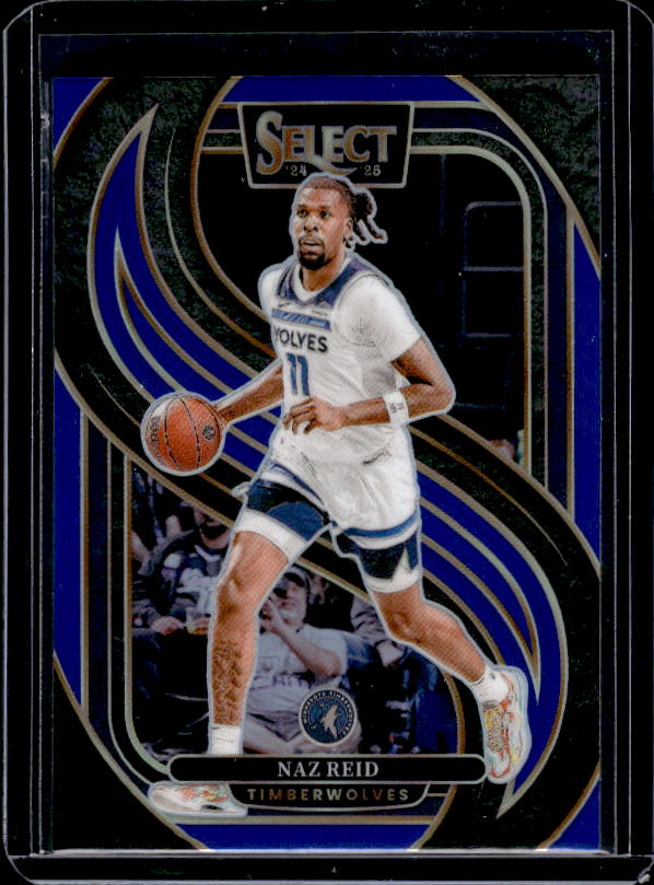 2024-25 Panini Select #132 Naz Reid Blue Prizm