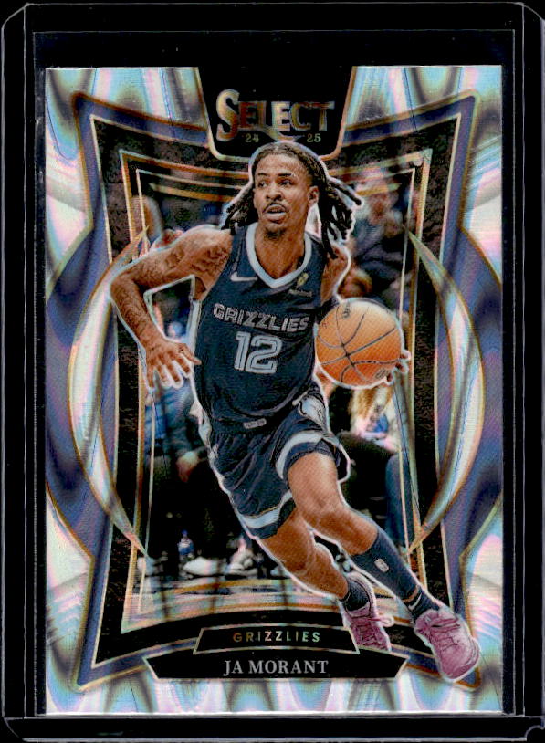 2024-25 Panini Select #60 Ja Morant Tectonic Prizm