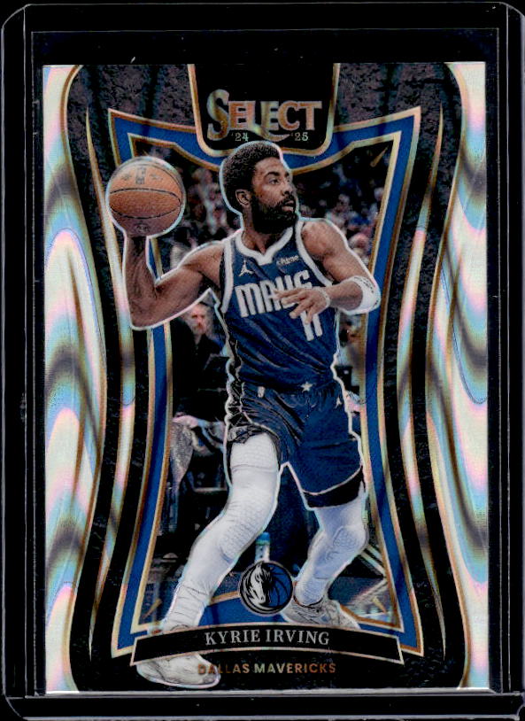 2024-25 Panini Select #344 Kyrie Irving Tectonic Prizm