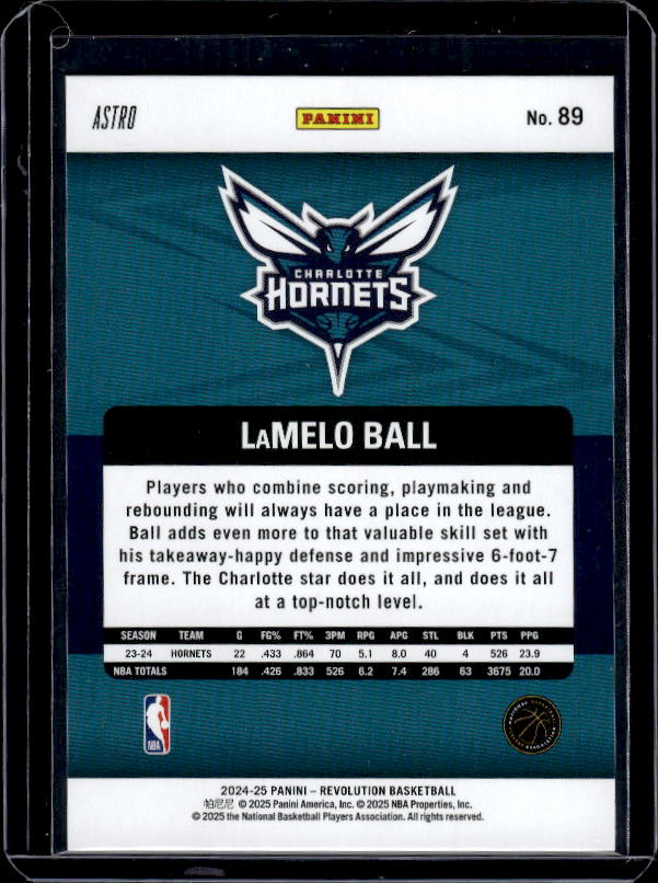2024-25 Panini Revolution #89 LaMelo Ball Astro