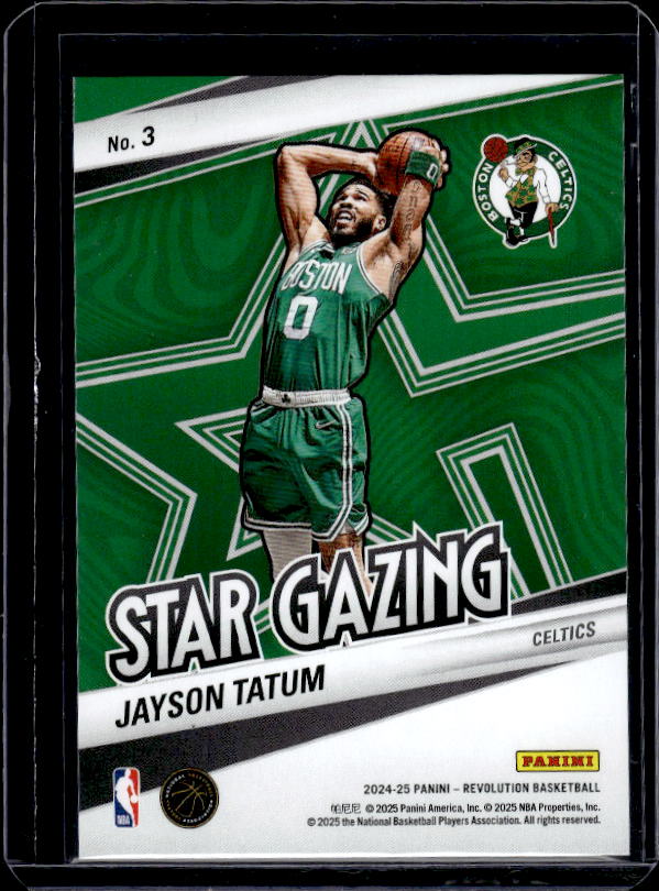2024-25 Panini Revolution #3 Jayson Tatum Star Gazing