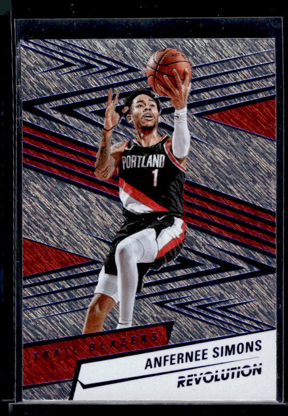2024-25 Panini Revolution #52 Anfernee Simons Blue Storm