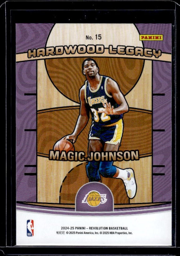 2024-25 Panini Revolution #15 Magic Johnson Hardwood Legacy