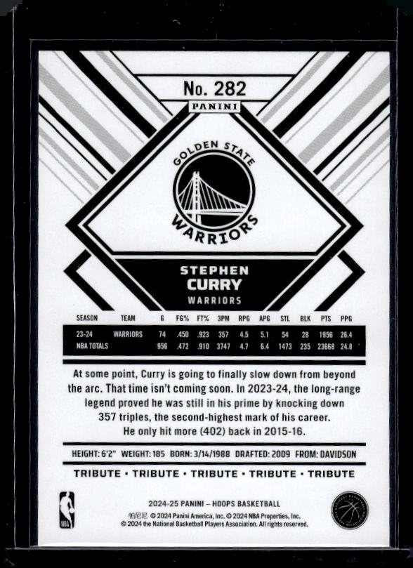 2024-25 Hoops #282 Stephen Curry
