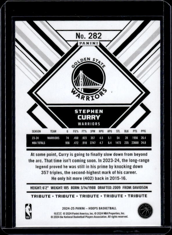 2024-25 Hoops #282 Stephen Curry