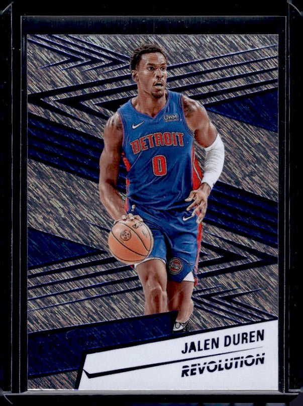 2024-25 Panini Revolution #47 Jalen Duren Blue Storm