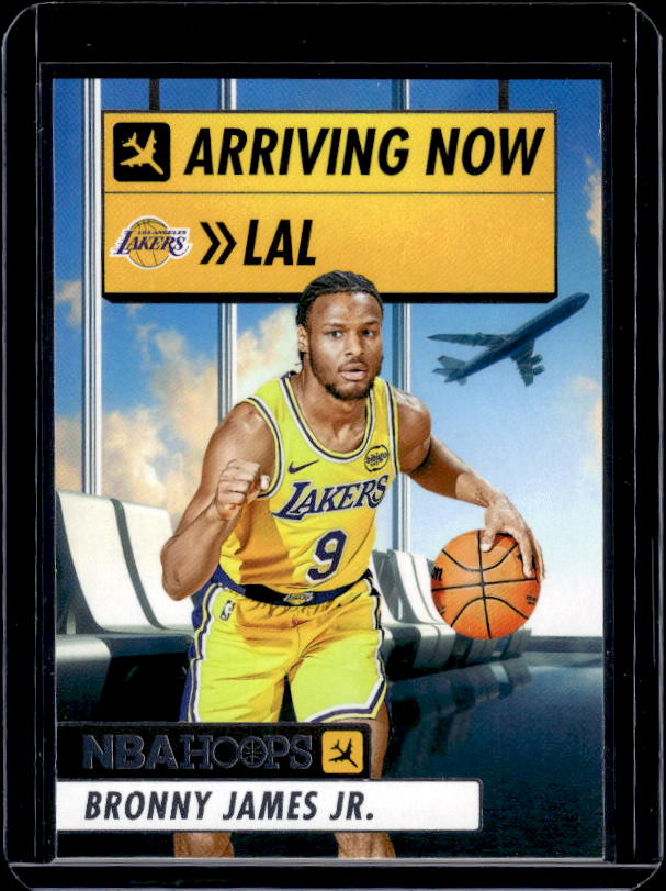 2024-25 Hoops #12 Bronny James Jr. Arriving Now