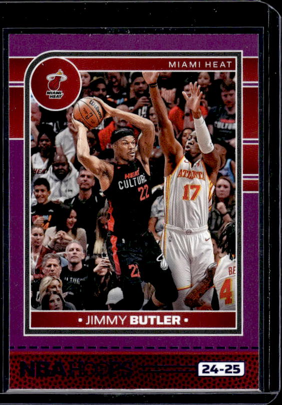 2024-25 Hoops #214 Jimmy Butler Purple