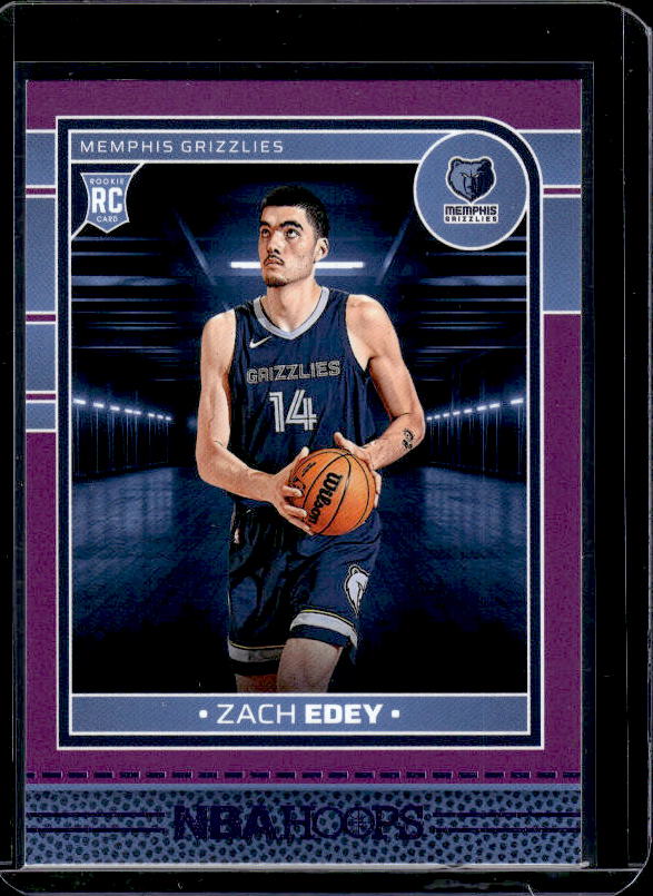 2024-25 Hoops #239 Zach Edey Purple