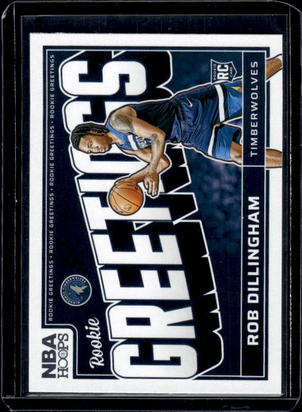 2024-25 Hoops #10 Rob Dillingham Rookie Greetings