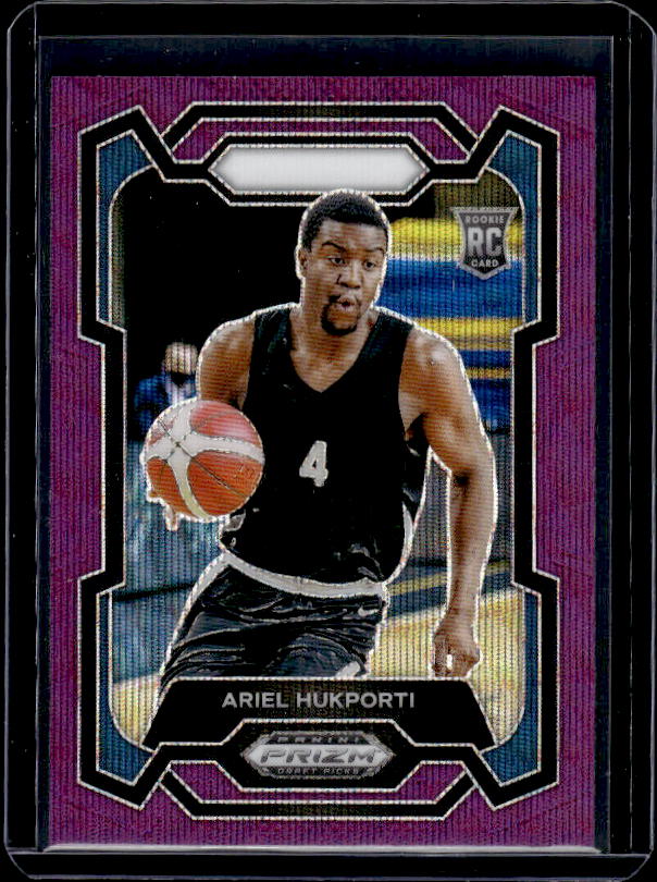 2024 Panini Prizm Draft Picks #78 Ariel Hukporti Prizms Purple Wave