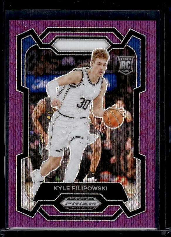 2024 Panini Prizm Draft Picks #28 Kyle Filipowski Prizms Purple Wave