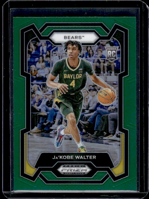 2024 Panini Prizm Draft Picks #9 Ja'Kobe Walter Prizms Green
