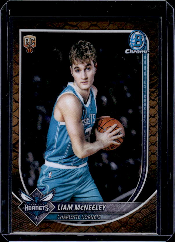 2025-26 Bowman #BCV-29 Liam McNeeley Chrome Reptilian Refractor