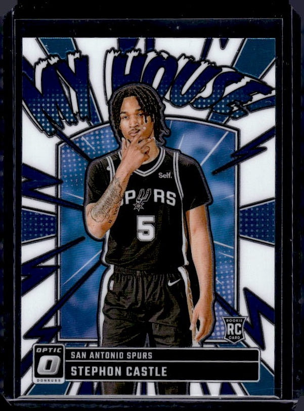 2024-25 Donruss Optic #16 Stephon Castle My House