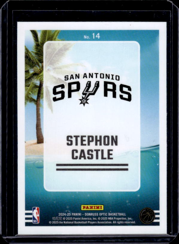 2024-25 Donruss Optic #14 Stephon Castle Splash!