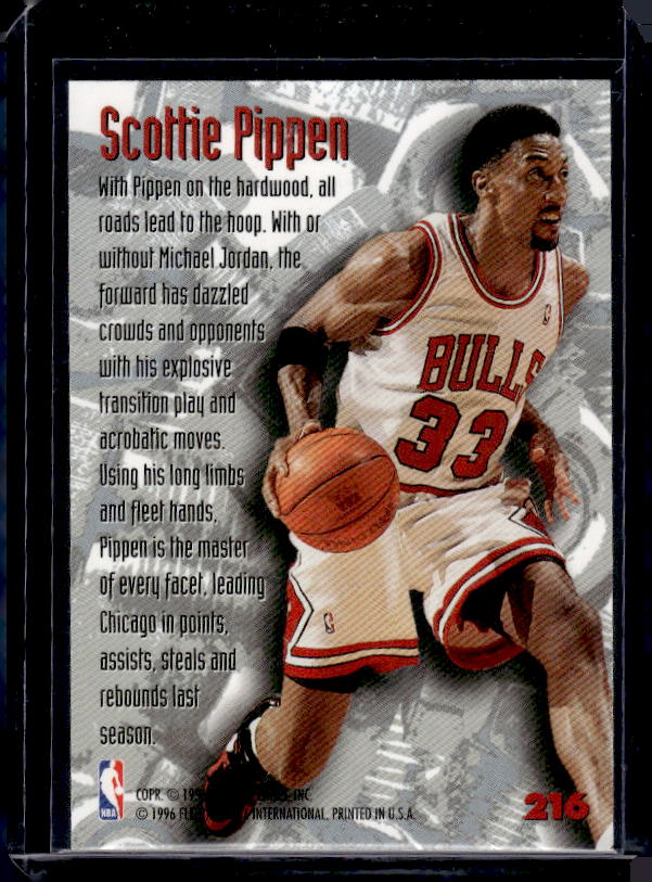1995-96 Metal #216 Scottie Pippen