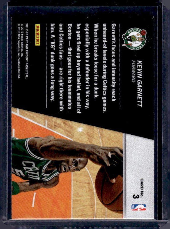 2012-13 Panini Past & Present #3 Kevin Garnett Shattered Black